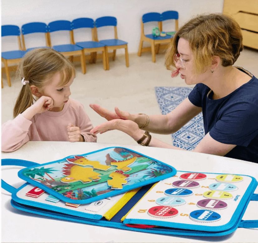 Toysy® Gelişim Kitabı | Busy Board | 8’i 1 Arada