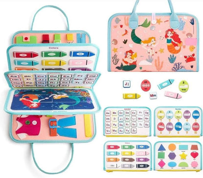 Toysy® Gelişim Kitabı | Busy Board | 8’i 1 Arada